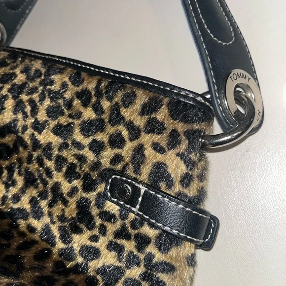 Y2K Tommy Hilfiger Cheetah Print Handbag - Picture 5 of 6